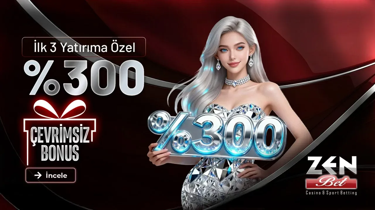 İlk 3 Yatırıma Özel %300 Çevrimsiz Bonusu