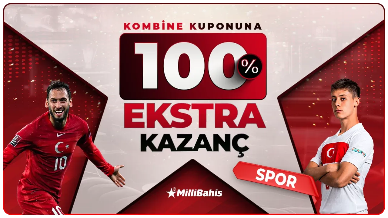 Kombine Kuponuna %100 Ekstra Kazanç